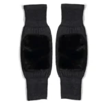Ali Vertex  Knit Knee Warmers with Faux Fur Padding