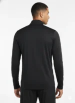 Men’s Black Athletic Half-Zip Training Pullover - Image 3