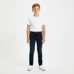 Kids Black Denim Jeans – Premium Slim Fit Casual Wear - Image 2