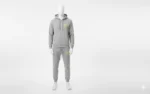 Men’s Premium  BLUE Hoodie & Jogger Tracksuit Set – Soft Fleece, Comfort Fit - Image 3