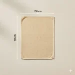 50x100 cm Premium Soft Cotton Towel – Luxury Beige - Image 2