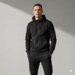 Modern Navy Tracksuit Set – Zip-Up Hoodie &  Ali Vertex - Image 3