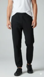 Men’s Classic Black Comfort Fit Trouser – Soft Fabric, Daily Wear - Image 2