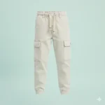 Kids Beige Cargo Jogger Trouser – Soft Cotton