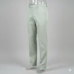 Men’s Light Sage Green Cotton Chinos – Slim Fit