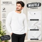 Unisex Waffle Knit Crewneck Sweatshirt