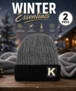 VIP Dual-Tone Knitted Beanie Hat with 'K' Patch - Image 5